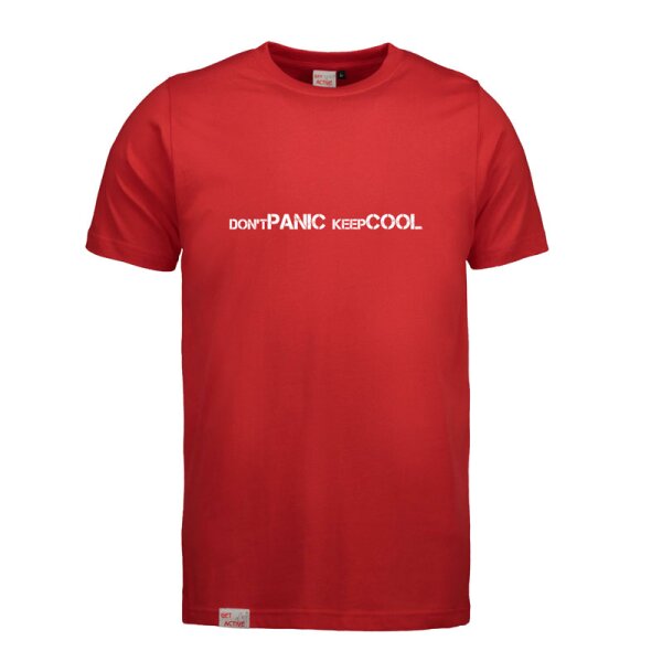 T-Shirt Slogan - dont PANIC keep COOL