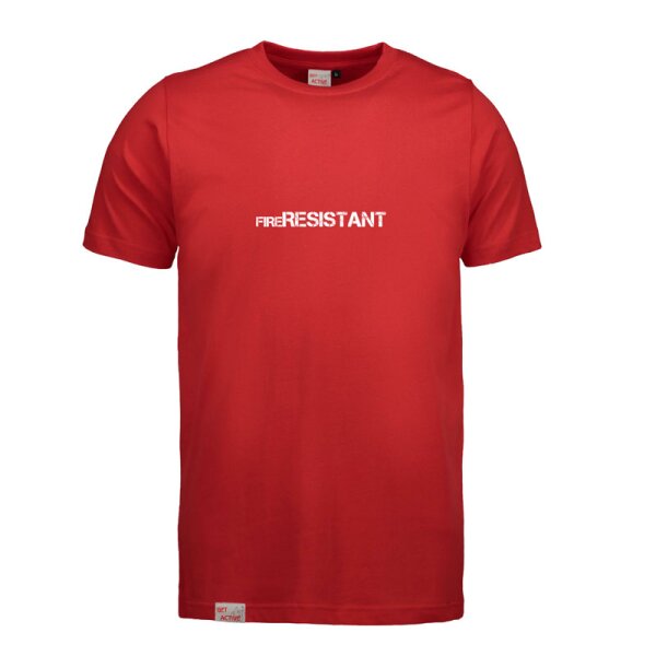 T-Shirt Slogan - fire RESISTANT
