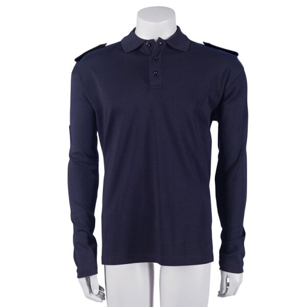 POLOSHIRT mit 2 Schulterklappen - Herren, langarm