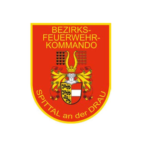 WAPPENSCHILD - KLFV - mit Klett - BEZIRKS-FEUERWEHR-KOMMANDO