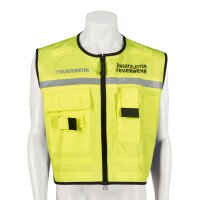 KENNZEICHNUNGSWESTE gelb - EINSATZLEITER FEUERWEHR -...