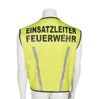 KENNZEICHNUNGSWESTE gelb - EINSATZLEITER FEUERWEHR -...