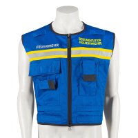 KENNZEICHNUNGSWESTE blau - DOKUMENTATION FEUERWEHR -...