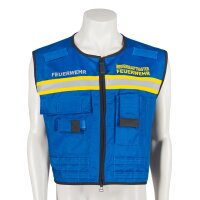 KENNZEICHNUNGSWESTE blau - MEDIENBEAUFTRAGTER FEUERWEHR -...