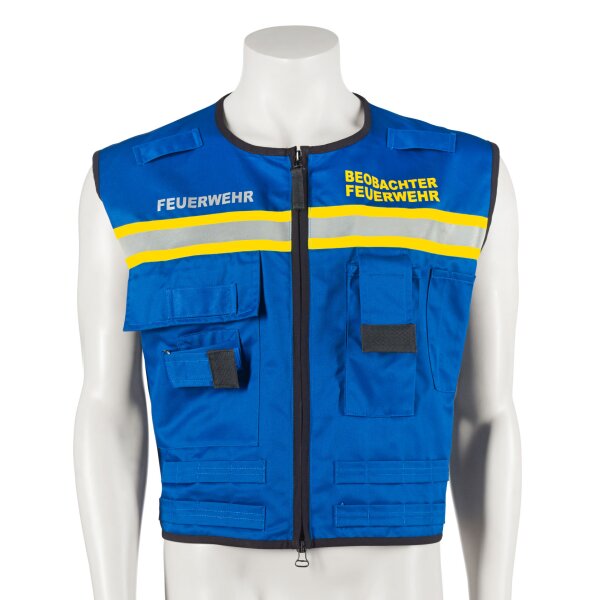 KENNZEICHNUNGSWESTE blau - BEOBACHTER FEUERWEHR