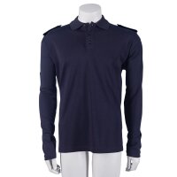 POLOSHIRT mit 2 Schulterklappen - Herren, langarm -...