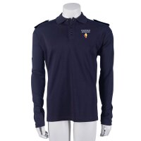 POLOSHIRT mit 2 Schulterklappen - Herren, langarm -...