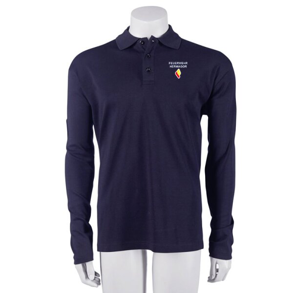 POLOSHIRT ohne Schulterklappen - Herren, langarm - K&Auml;RNTEN