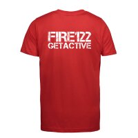 T-Shirt Slogan - "Fire122 - Get Active"